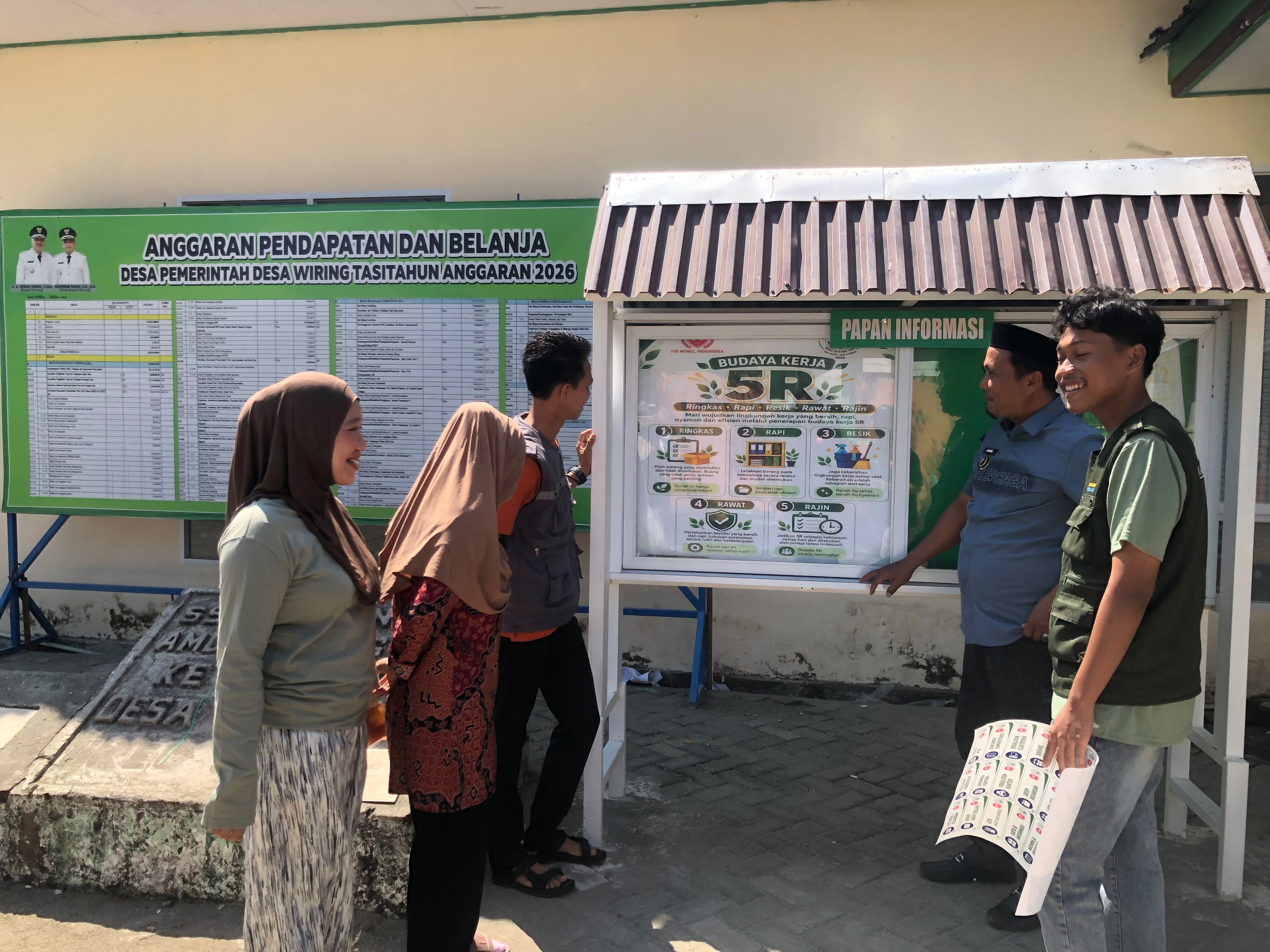 tingkatkan-efisiensi-pelayanan-mahasiswa-kkn-tematik-itb-nobel-terapkan-budaya-kerja-5r-di-kantor-desa-wiring-tasi